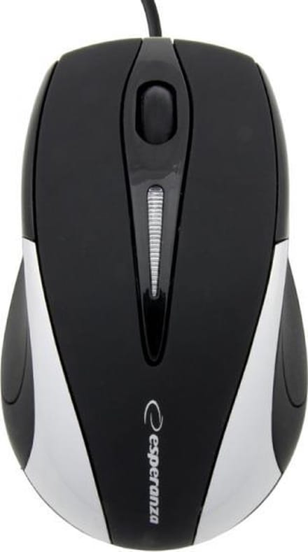 Esperanza Bedrade Muis Voor Pc Laptop Sirius Em102S Usb Optisch Zilver