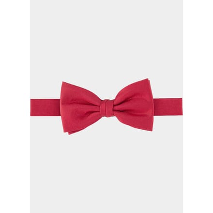 Profuomo Strik bowtie silk woven red pp5v00001/f