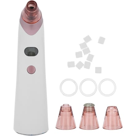 Elektrische Mee-eter Verwijderaar Gezichtsacne Comedo Extractor Oplaadbaar Mee-eter Zuiggereedschap white