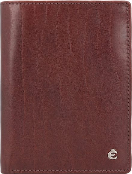 Esquire Toscana Passetui Portemonnee RFID Leer 10 cm - coffee