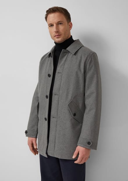 s.Oliver  Jackets Outdoor Grey/black Größe: 44 | Winterjacken Outlet | Herren | Grau