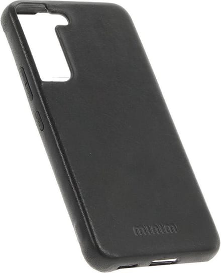 Minim Samsung Galaxy S23 Hoesje Back Cover Echt Leer Zwart