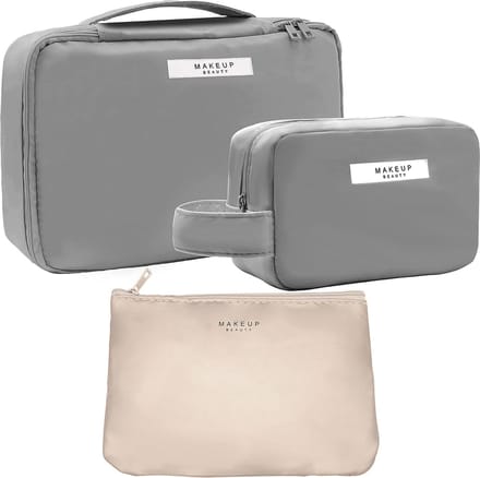 Draagbare make-uptassen set - waterdichte toilettas voor cosmetica, modern en multifunctioneel