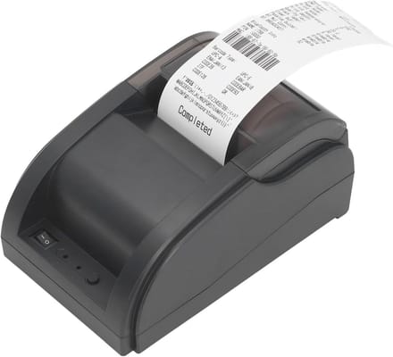 Draagbare USB Thermische Bonprinter 203 DPI voor Supermarkten, Restaurants en Kledingwinkels - Hoge Snelheid en Compact Ontwerp
