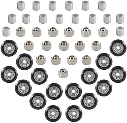 Dailygoods- Laufrollen 16 Stuks - V-slot Rollen - Pom Rad