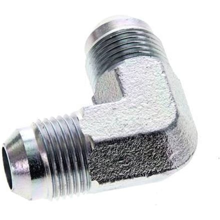 90Graden JIC Hoekfitting UNF 3/4''-16 Mannelijk Staal 350Bar (4917.5Psi)