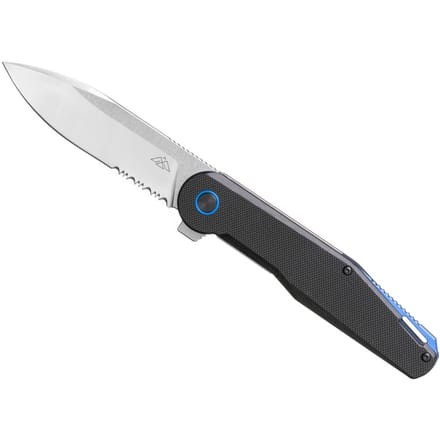 Black Eagle Sahara Midnight Black – Zakmes – Gedeeltelijk gekarteld – Outdoor – Bushcraft
