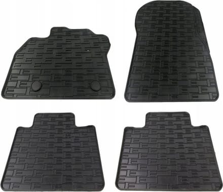 Rubber matten passend voor Renault Zoe 2012-2018 & 2019- (4-delig + montagesysteem)