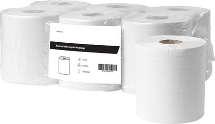 Poetsrol midi recycled wit 2laags