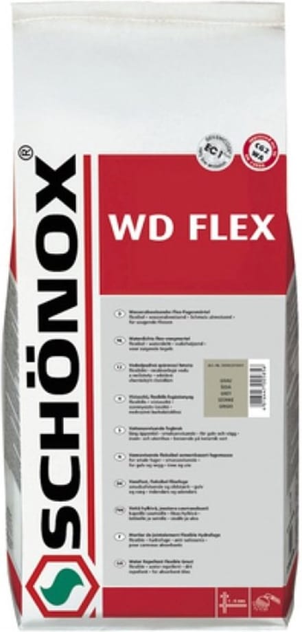 Schonox Wd Flex Voegmiddel Grijs 5Kg