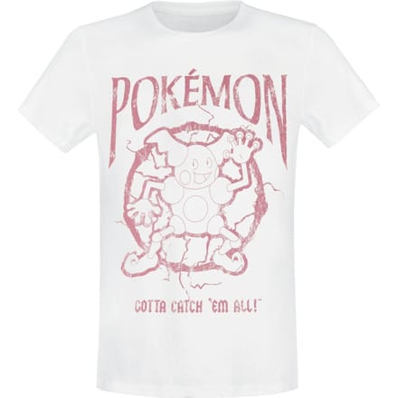 Pokémon - Gaming T-shirt - Mr. Mime - S tot XL - voor Mannen - wit