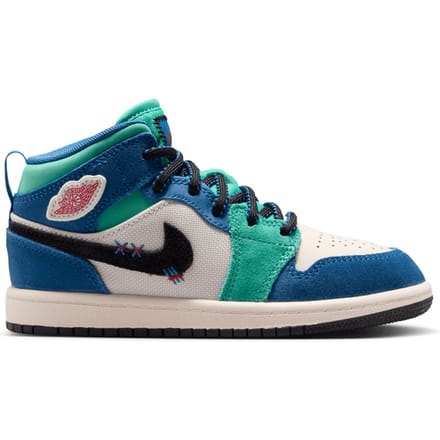 Jordan Aj1 Mid Peuterschoenen - Beige - Maat 33 - Mesh/Synthetisch