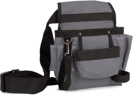 WK. Designed To Work Gereedschaptas met riem WKI0304 - Full Grey - One size