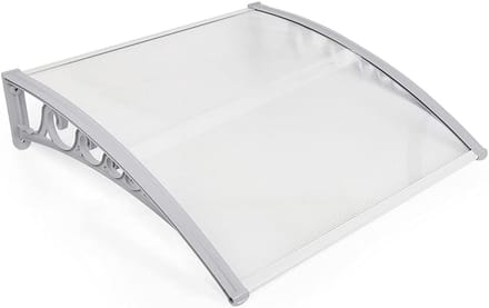 Schuilplaats voor robotmaaier met polycarbonaat dak - Halftransparant