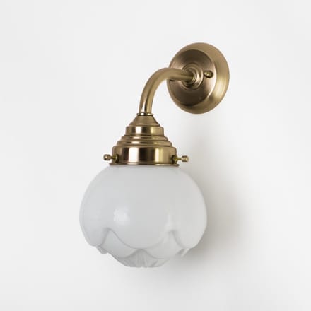 Wandlamp Paeonia Curve Brons - Art Deco Trade