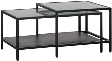 Salontafel Set - Metaal Zwart - 19kg - Bronco