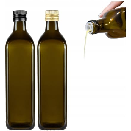 Bimberek - Marasca fles - Olijfgroen - 750ml - Doos met schenker