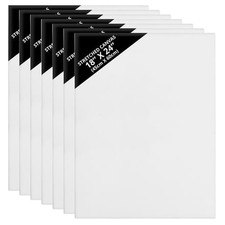 Unyqoos ® Uitgebreide Set van 7 Grote Schilderdoeken voor Creatieve Kunstprojecten