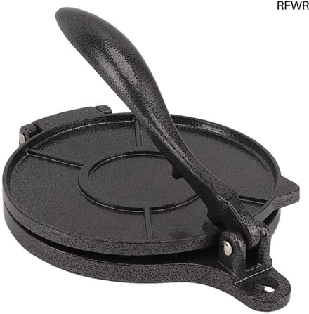 RFWR® Multifunctionele Roti Maker en Tortillapers - Efficiënte Keuken Tool 20 cm Zwart