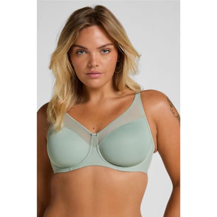 Hunkemöller Nina Non-Padded Underwired Minimizer Bra Groen