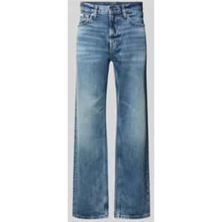 straight fit jeans van puur katoen