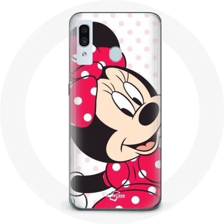 Coque pour Samsung Galaxy A30 Minnie Mouse Dessin animé mignon