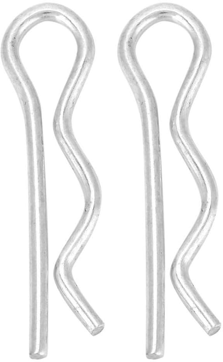 Dailygoods- Splitpen 4 Maten - R-splitpen - Bevestigingsclip - Gegalvaniseerd Ijzer - Heavy-Duty - 30 Stuks 1.6*28mm - Borgpen