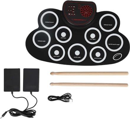 Core® Drumstel Elektronisch - Drumstel - Drumstel Elektronisch Volwassen - Zwart -‎44cm x 28cm x 5cm