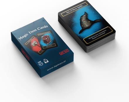 Lapi Toys - Magic Item Cards - Dungeons And Dragons Item Kaarten - D&D - Dnd - Waterafstotend - 50 kaarten - Meerkleurig