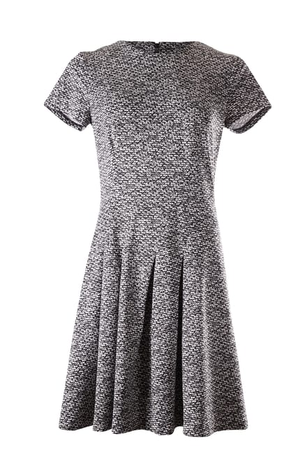 Gebreide jurk van Michael Kors in zwart-wit viscose