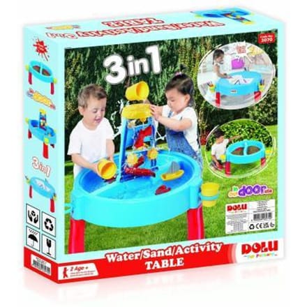Dolu Zand- en watertafel 3-in-1 Waterspeeltafels