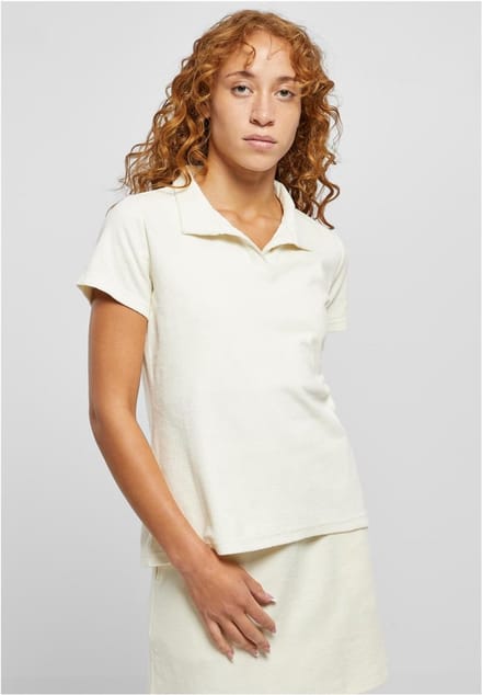 Urban Classics - Towel Polo Top - 4XL - Wit