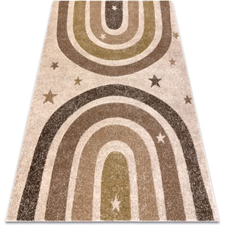 Kleden Rugsx KIDDO tapijt 3854 crème / helder bruin, 140x190 cm