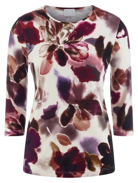 Shirt ronde hals Van Hutschreuther pink