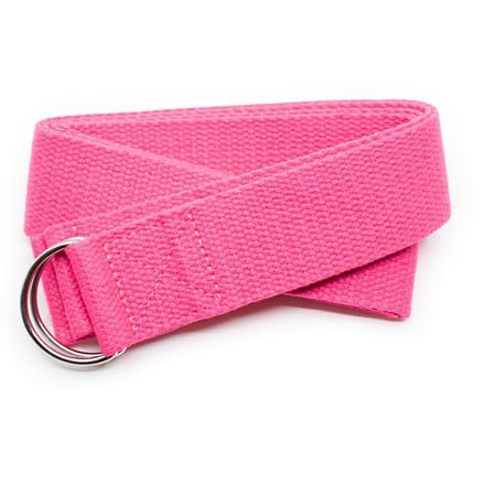 Yoga Riem D-ring Katoen Roze