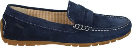 Sioux - CARMONA-700 - Instappers - Kleur: Blauw - Maat: 40