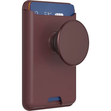 PopSockets PopWallet met Magnetische Ring - Oxblood Alum