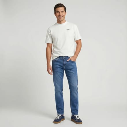 Cars Dayton heren regular-fit jeans stone used