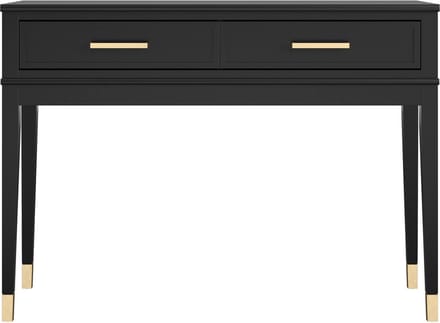 Westerleigh-Consoletafel - 2-laden - Zwart