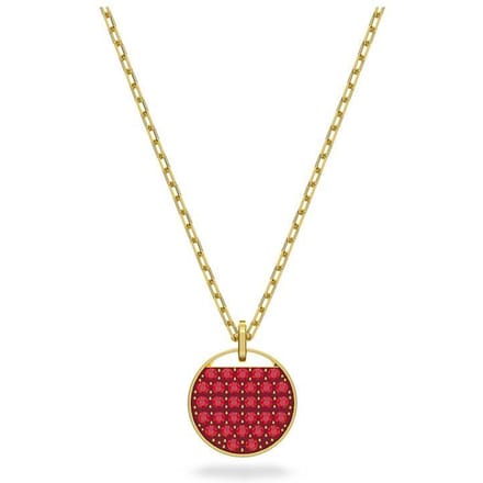 Pendentif Swarovski Ginger Ton Doré Rouge Bijoux Femme 5642941 Red,F beige