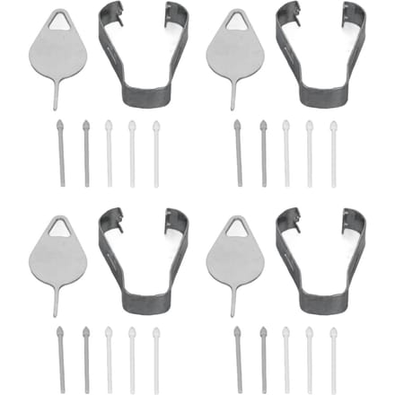 20 Pièces Pointes de Stylet Tab S6 Installation Facile 4 Pincettes 4 Broches d'Éjection ABS Durable SM P610