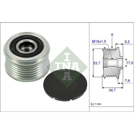 Schaeffler Ina Generator vrijloop INA 535 0224 10