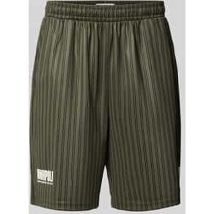 regular fit short met labelprint model 'Lama'