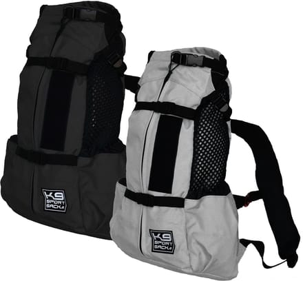 K9 Sport Sack - AIR2 - MEDIUM - Light Grey - Hondenrugzak - draagtas hond - rugzak hond