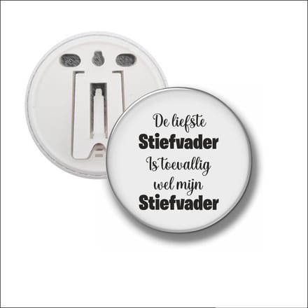 Button Met Clip 58 MM - De Liefste Stiefvader Is Toevalig Wel Mijn Stiefvader