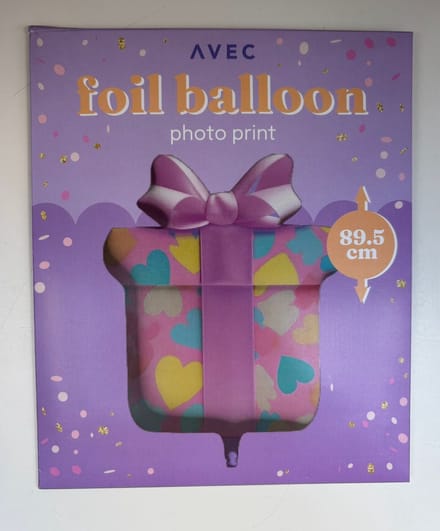 Avec Folie ballon | XL | Cadeautje | 89,5cm | Herbruikbaar
