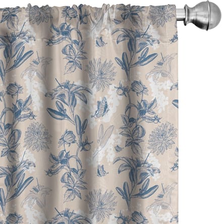ABAKUHAUS Gordijnen – 2x75x175 cm – Microvezel – Verduisterend