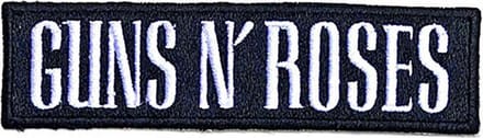 Guns N' Roses - Text Logo Patch - Zwart