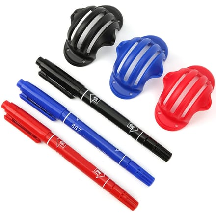 Golfbal Lijnmarker Tool Sjabloon Lijnwaterdichte Golfbal Markers Stencil Gereedschappen blue