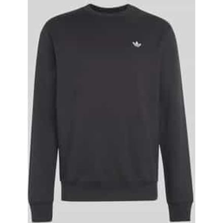 Regular fit sweatshirt van katoenmix met logostitching